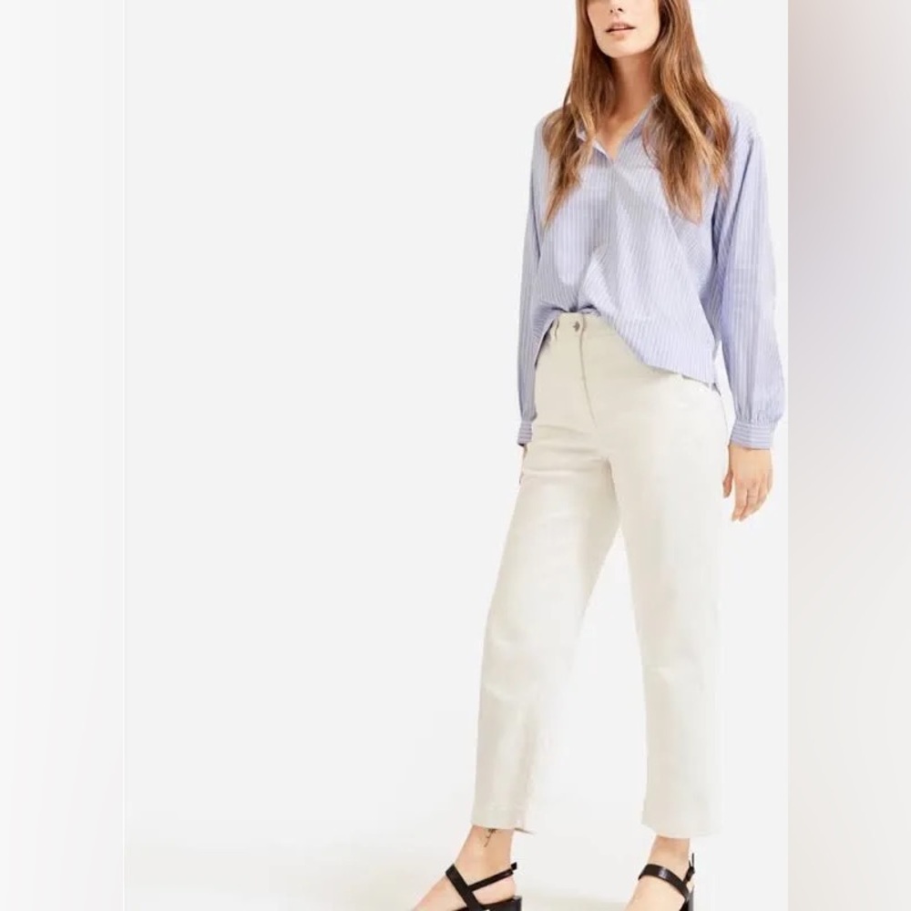 Everlane The Straight Leg Crop Corduroy Pants